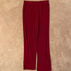 Red Flowy Pants